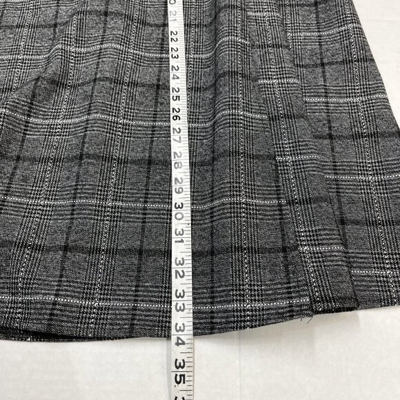 Rita Ora x Primark Skirt Womens 14 Gray Plaid Wrap Maxi Buckle Detail Grunge Y2K - Picture 4 of 6